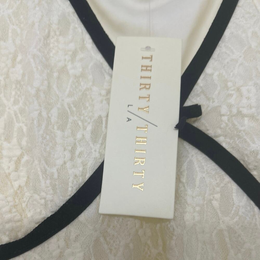 Thirty Thirty Y2K Babydoll Lace Coquette Top Bow Lingerie L Going Out Indie M - Picture 10 of 13